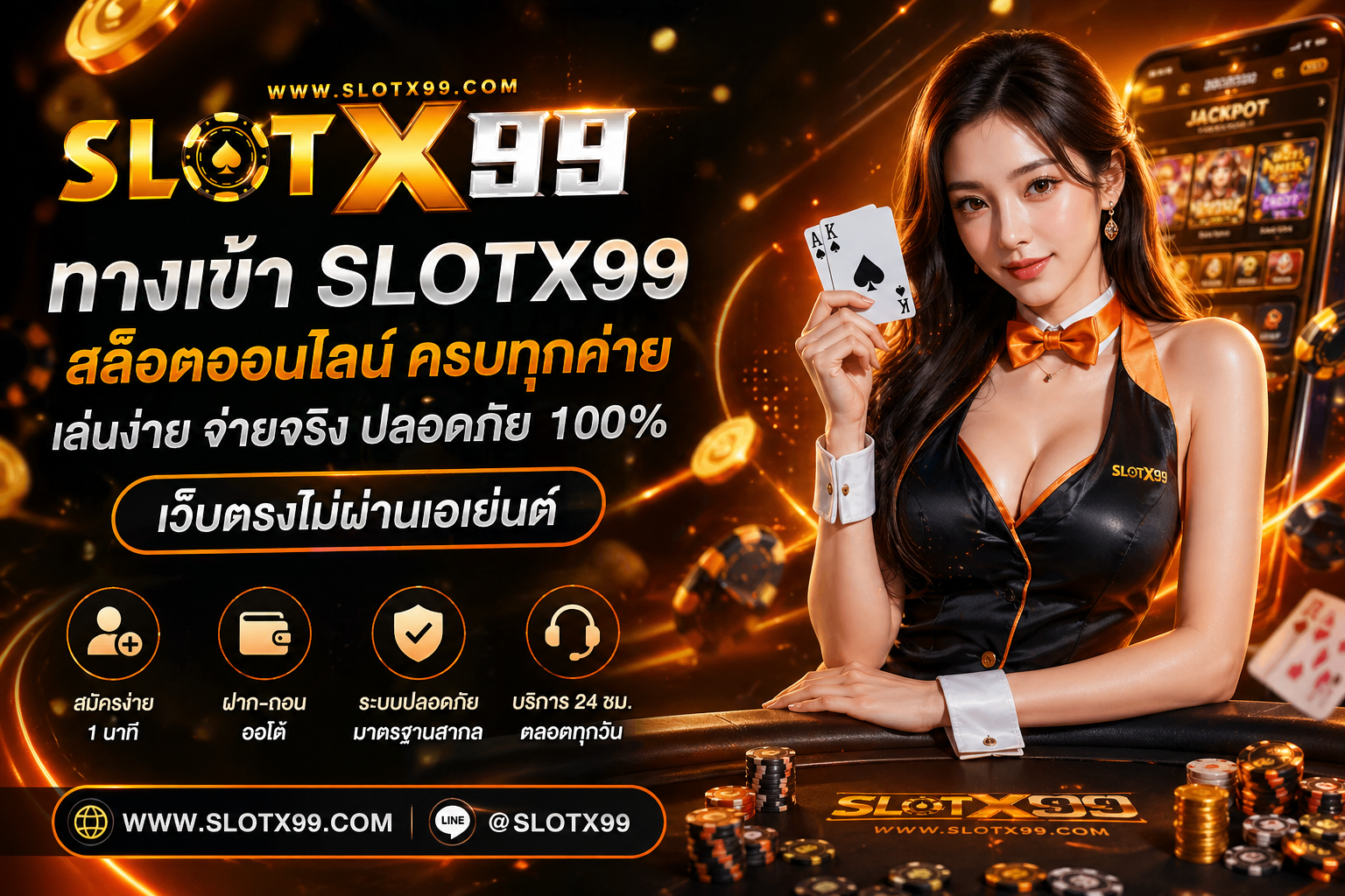 ทางเข้า Slotx99
